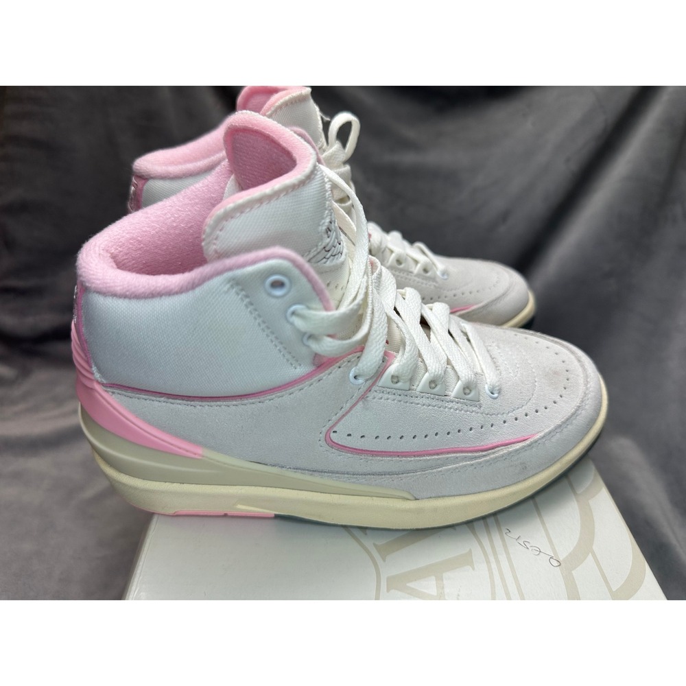 Women's Air Jordan 2‎ Retro Summit White Soft Pink Nike Sneakers